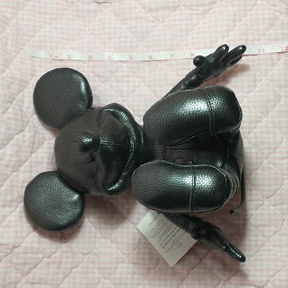 Disney x Coach Black Leather Mickey Mouse Doll - Picture 8 of 8